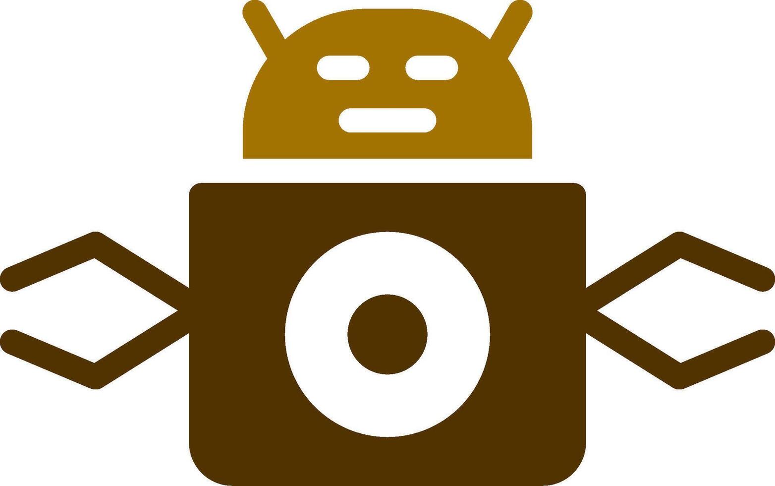 diseño de icono creativo robot vector