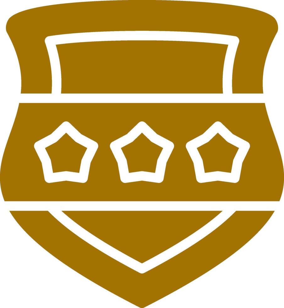 Police Shield Creative Icon Design vector