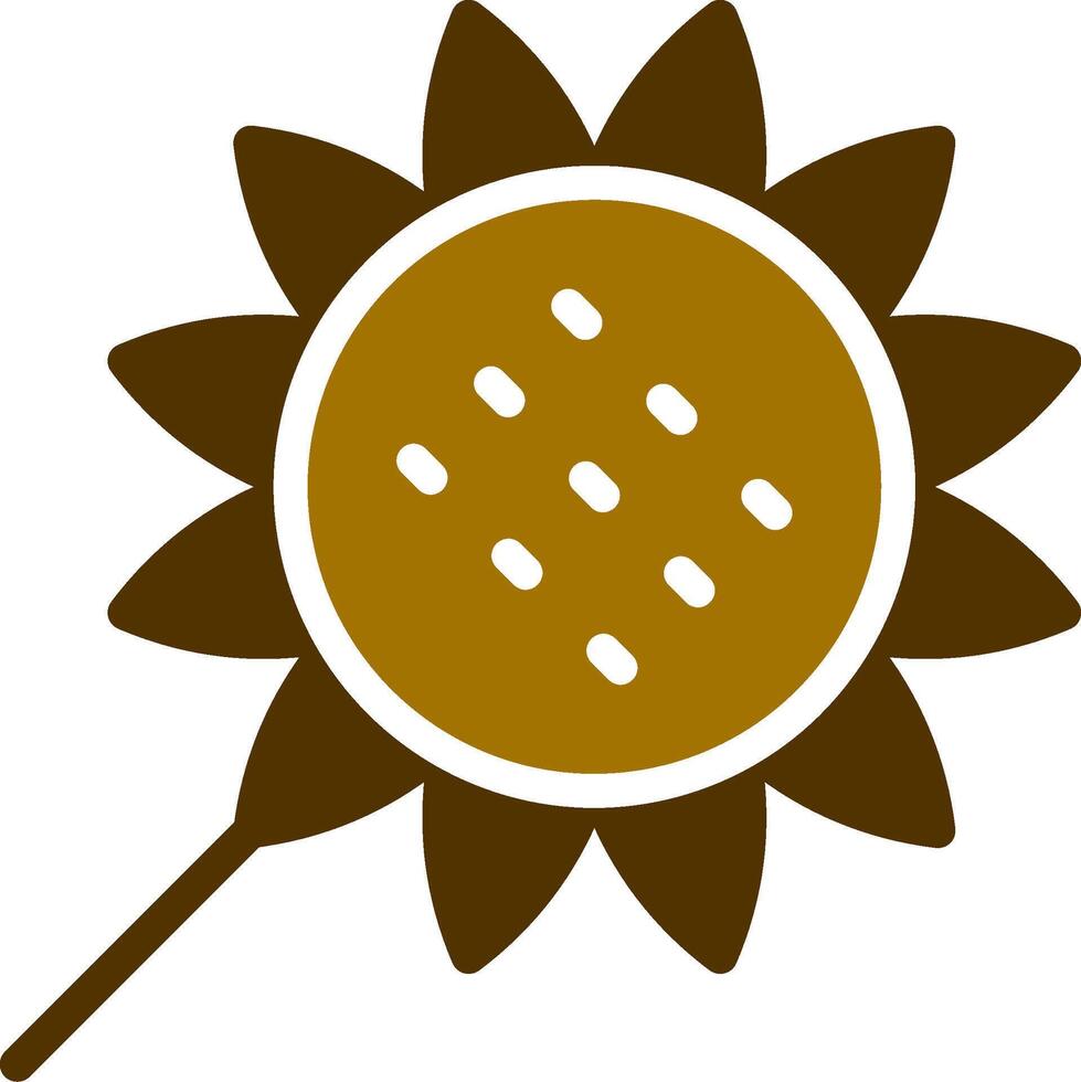 Sunflower Creative Icon Design vector