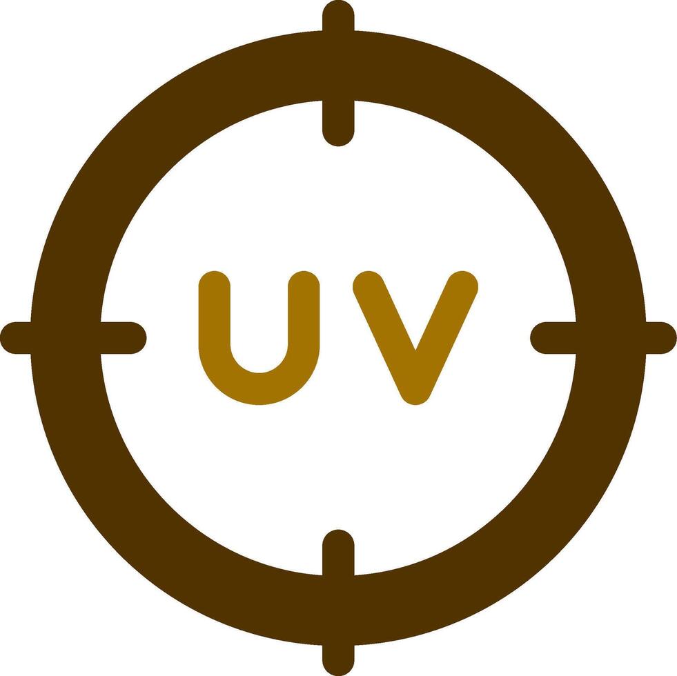 Uv Creative Icon Design vector