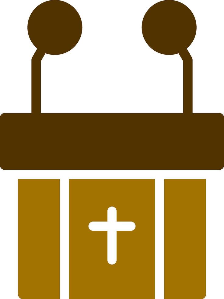 Pulpit Creative Icon Design vector