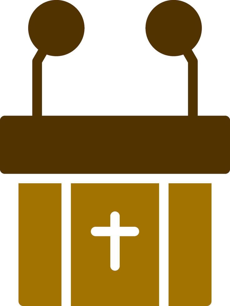 Pulpit Creative Icon Design vector