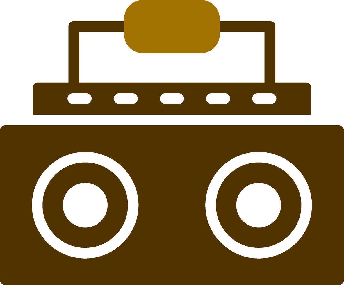 Music Controller Creative Icon Design vector