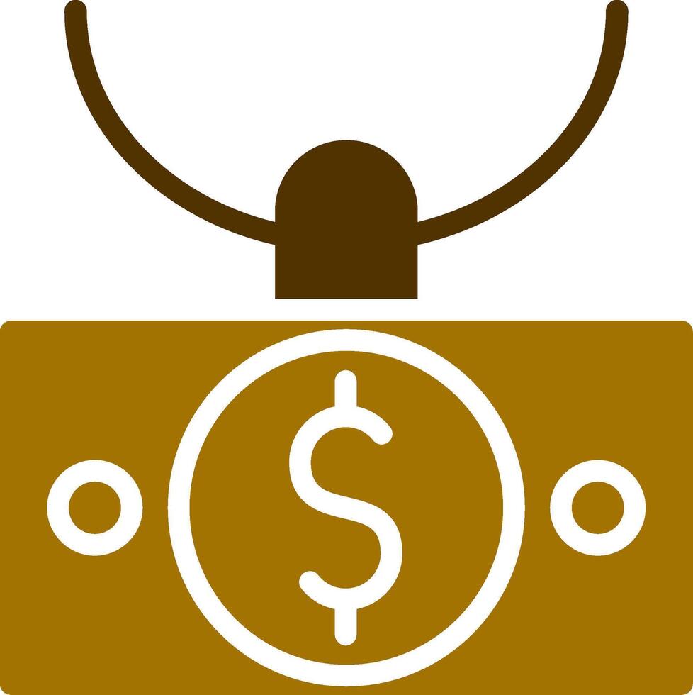 Money Laundering Creative Icon Design vector