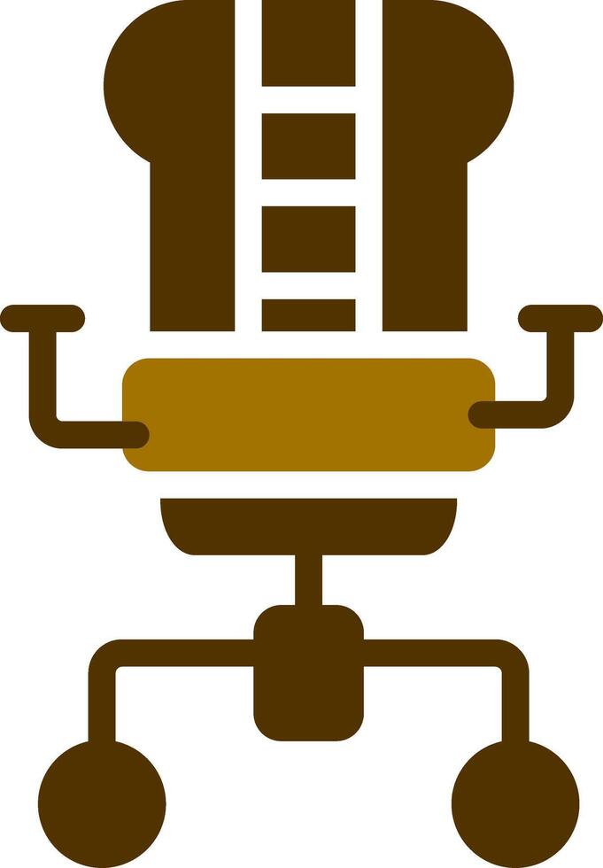 Gaming Chair Creative Icon Design vector