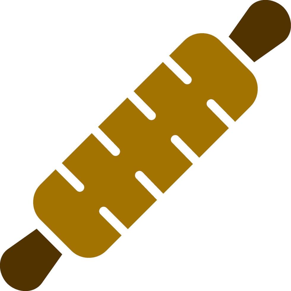 Rolling Pin Creative Icon Design vector