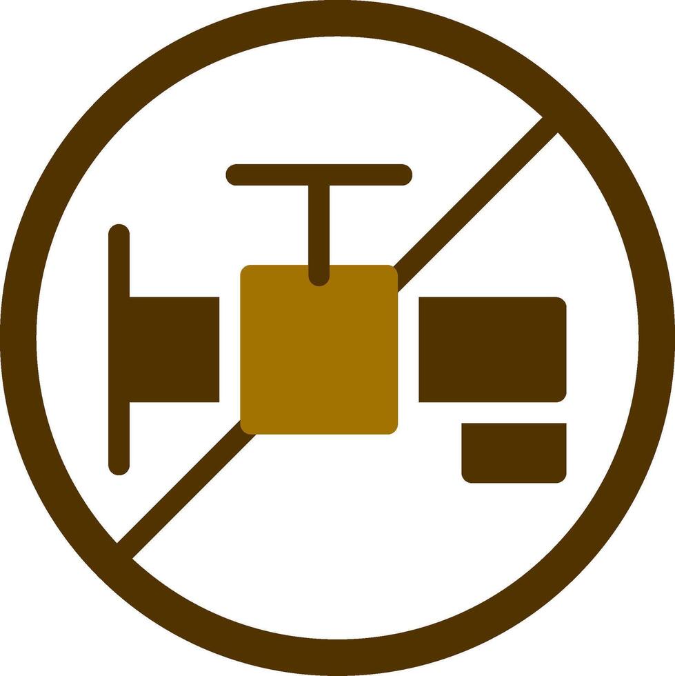 Dont Waste Water Creative Icon Design vector