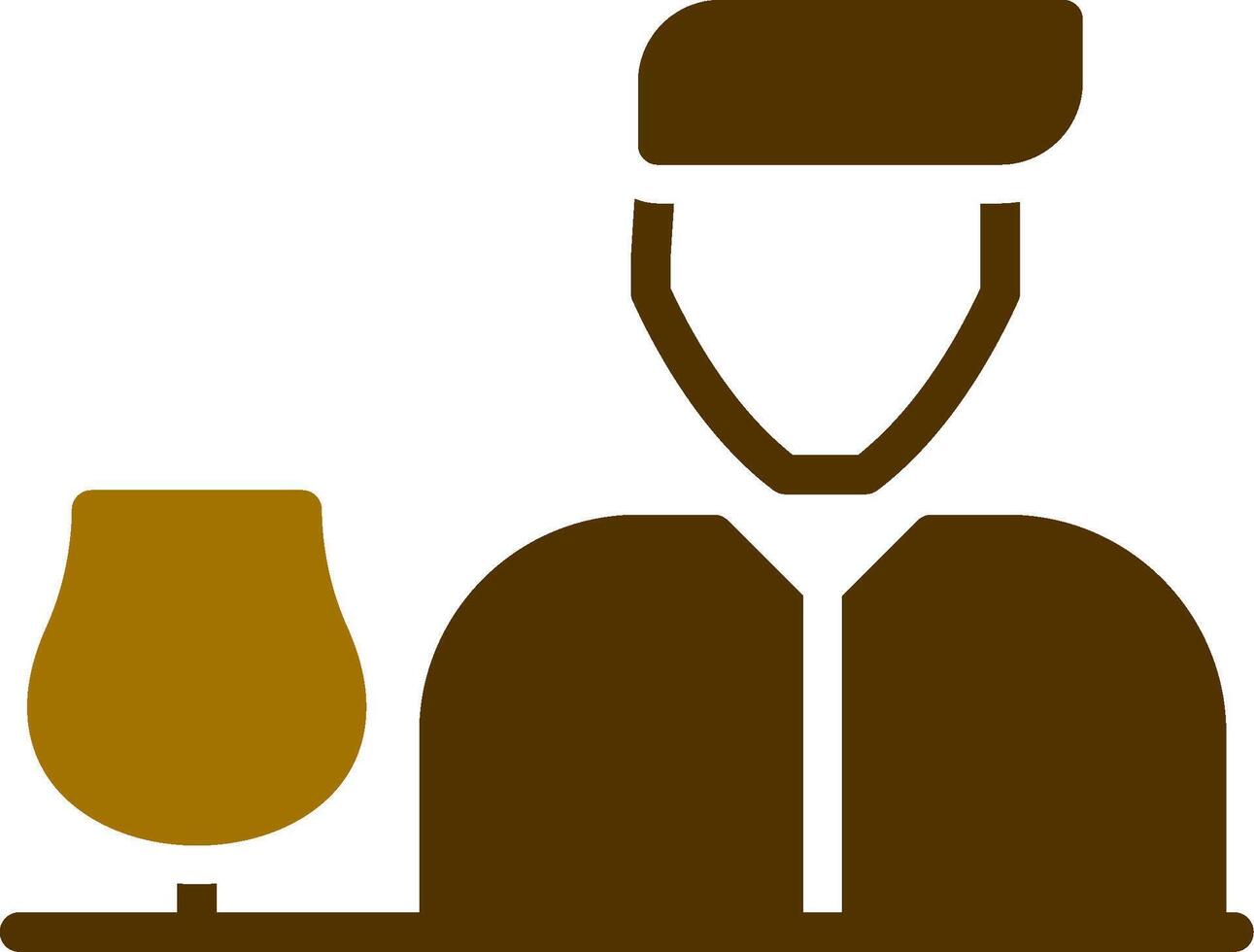 Bartender Creative Icon Design vector
