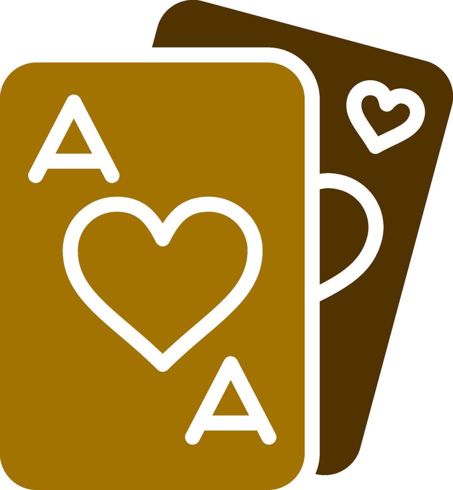 Playing Cards Creative Icon Design vector