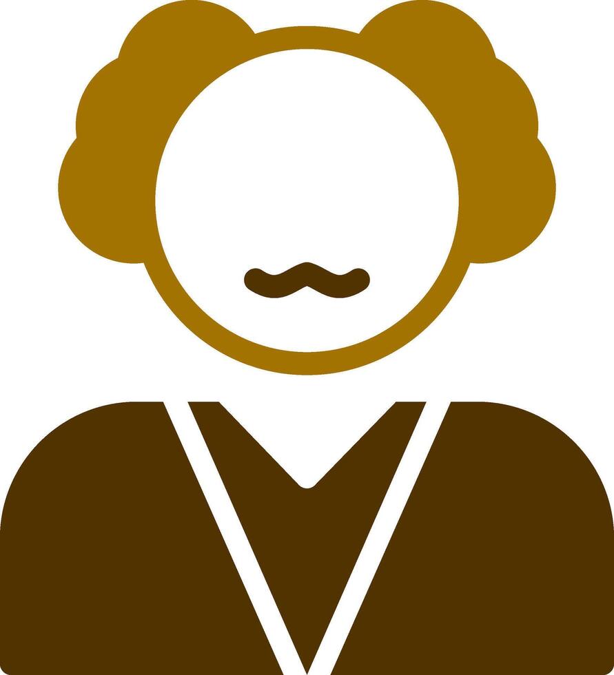 Old Man Creative Icon Design vector