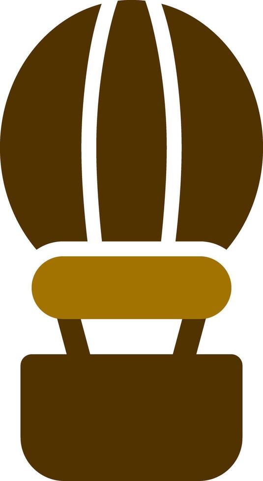 Hot Air Balloon Creative Icon Design vector