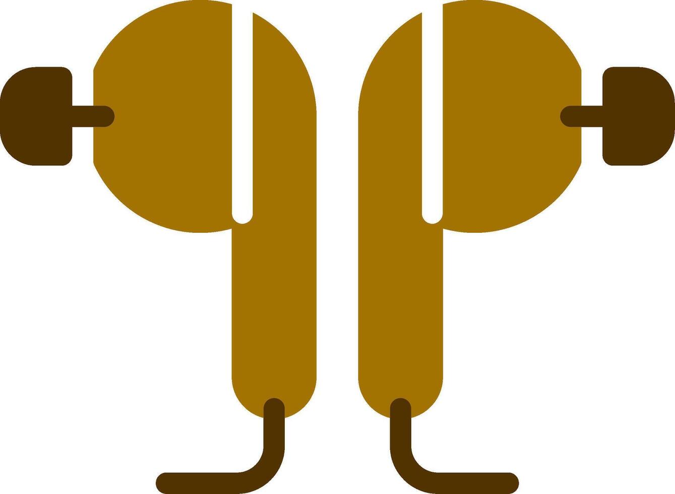 Earbuds Creative Icon Design vector