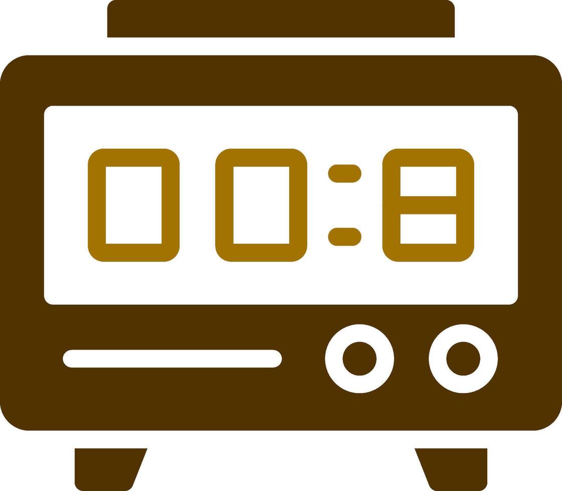 Digital Stopwatch Creative Icon Design vector
