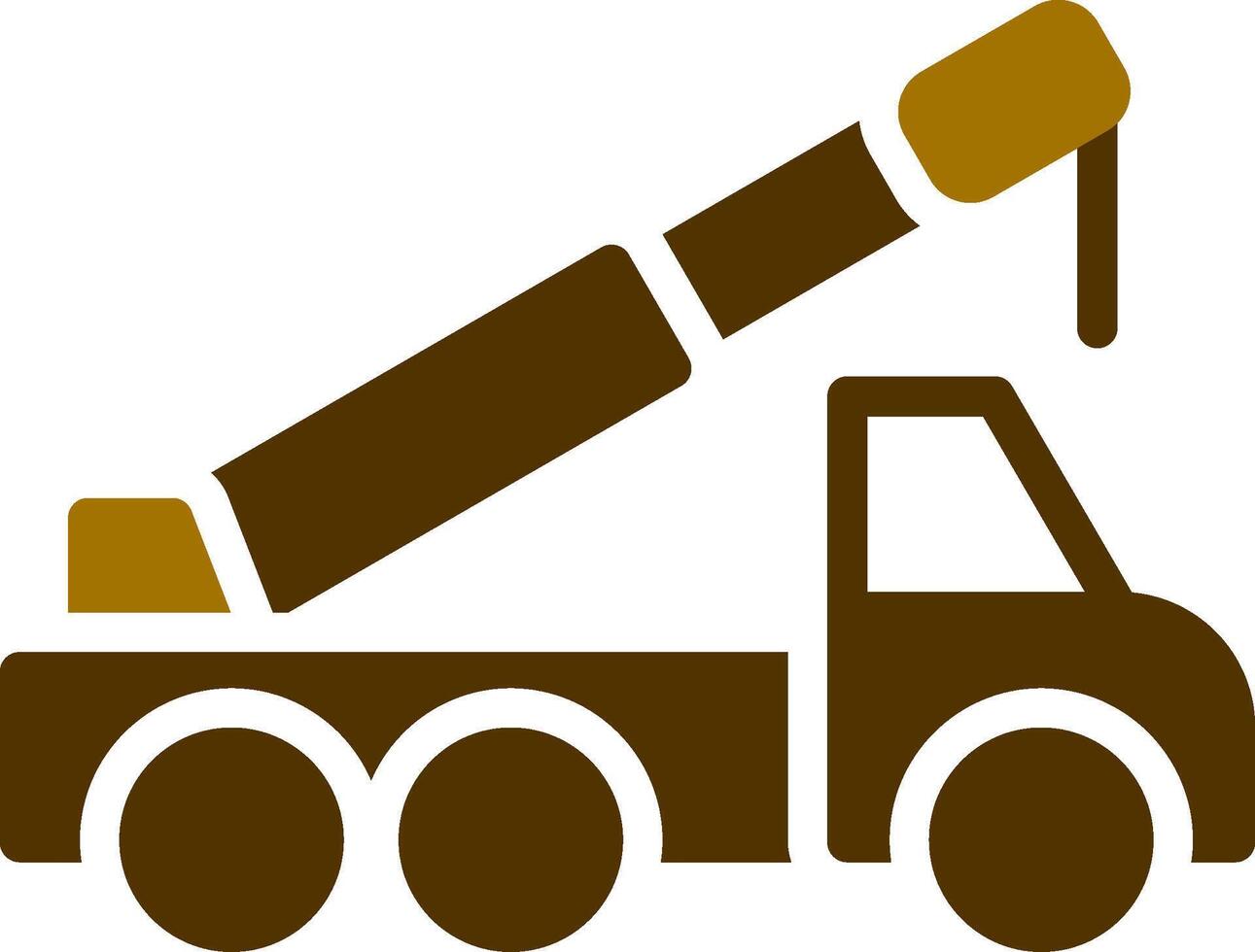 Crane Truck Creative Icon Design vector