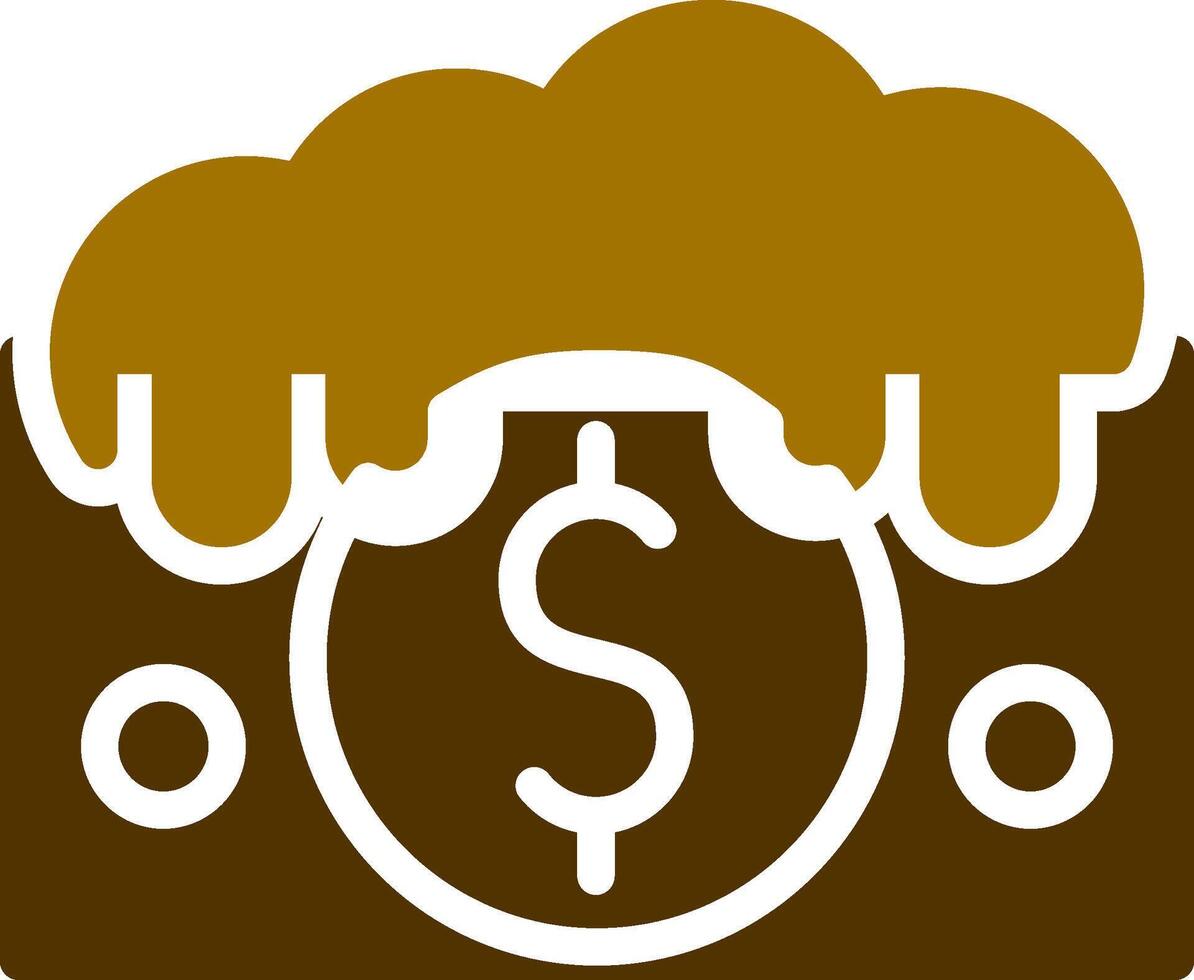 Money Laundering Creative Icon Design vector