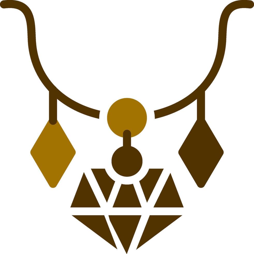 Necklace Creative Icon Design vector