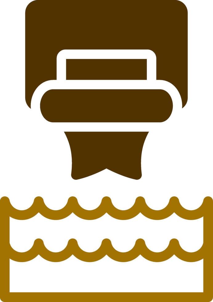 Water Basketball Creative Icon Design vector