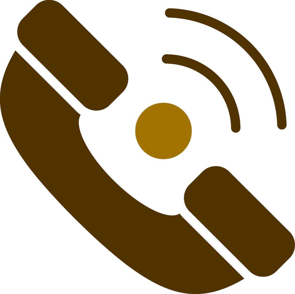 Phone Receiver Creative Icon Design vector
