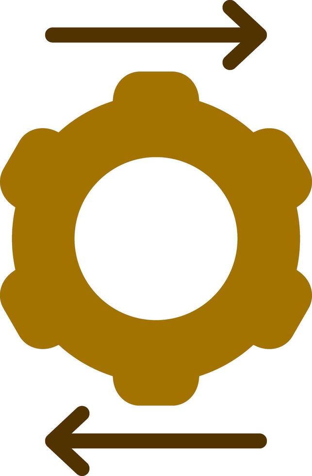 Machine to Machine Creative Icon Design vector