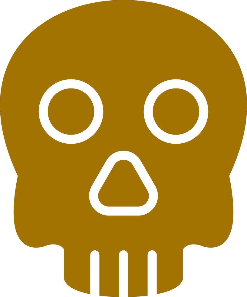 diseño de icono creativo de calavera vector