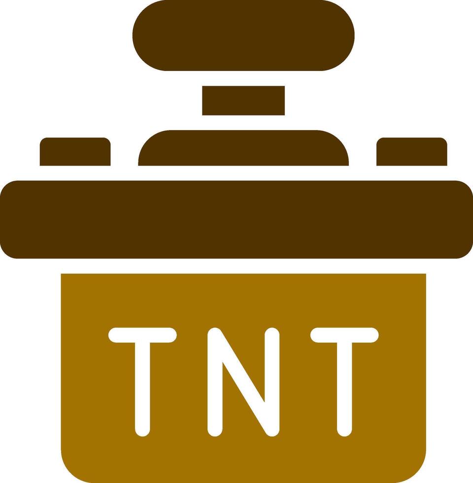 diseño de icono creativo tnt vector