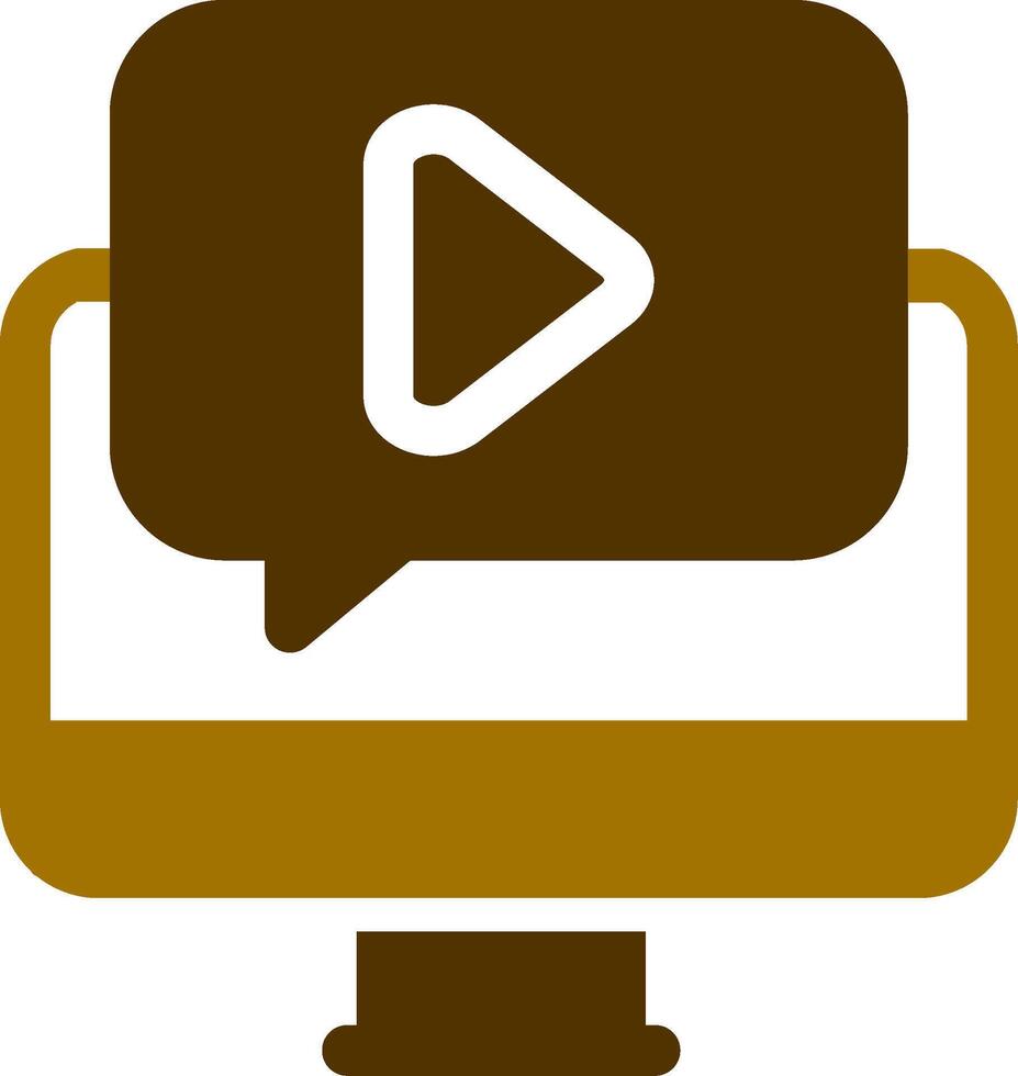 Video Tutorial Creative Icon Design vector