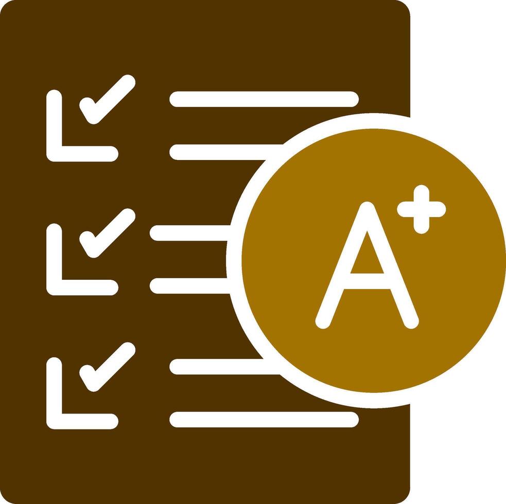 Grades Creative Icon Design vector