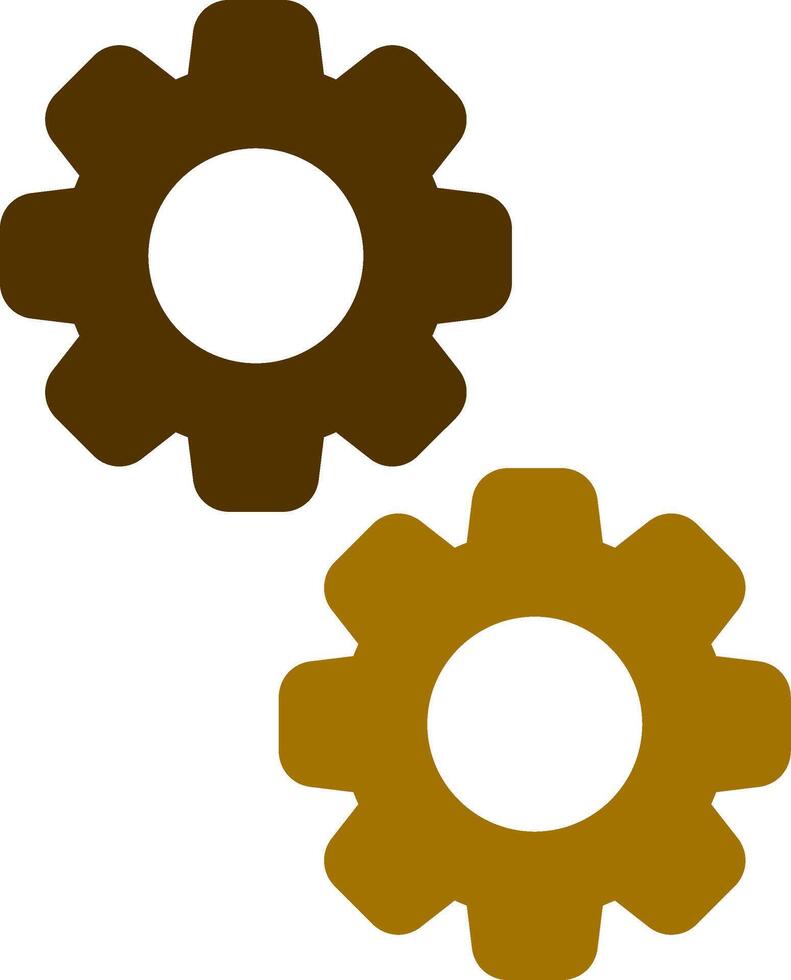 Gears Creative Icon Design vector