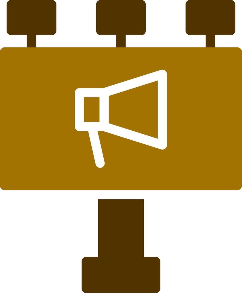 Billboard Creative Icon Design vector