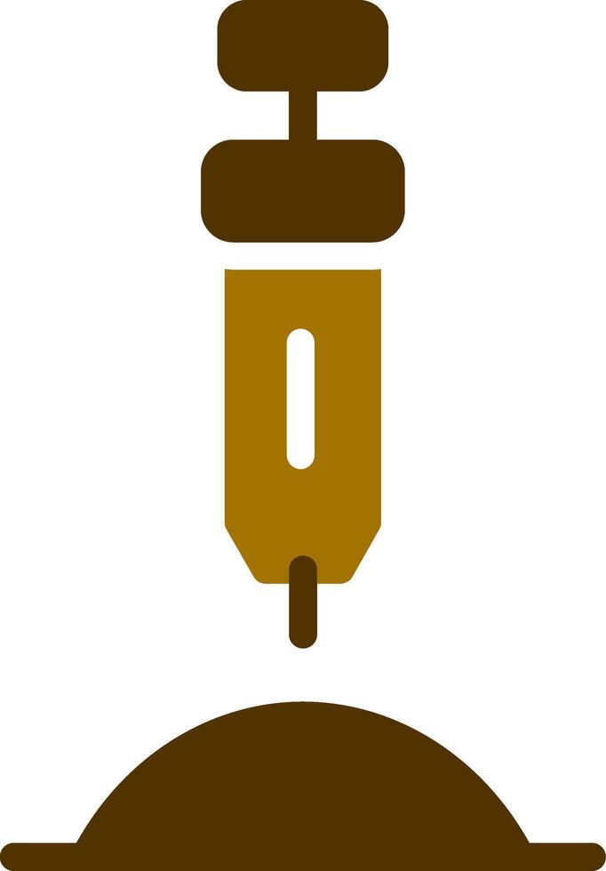 Thermal Paste Creative Icon Design vector