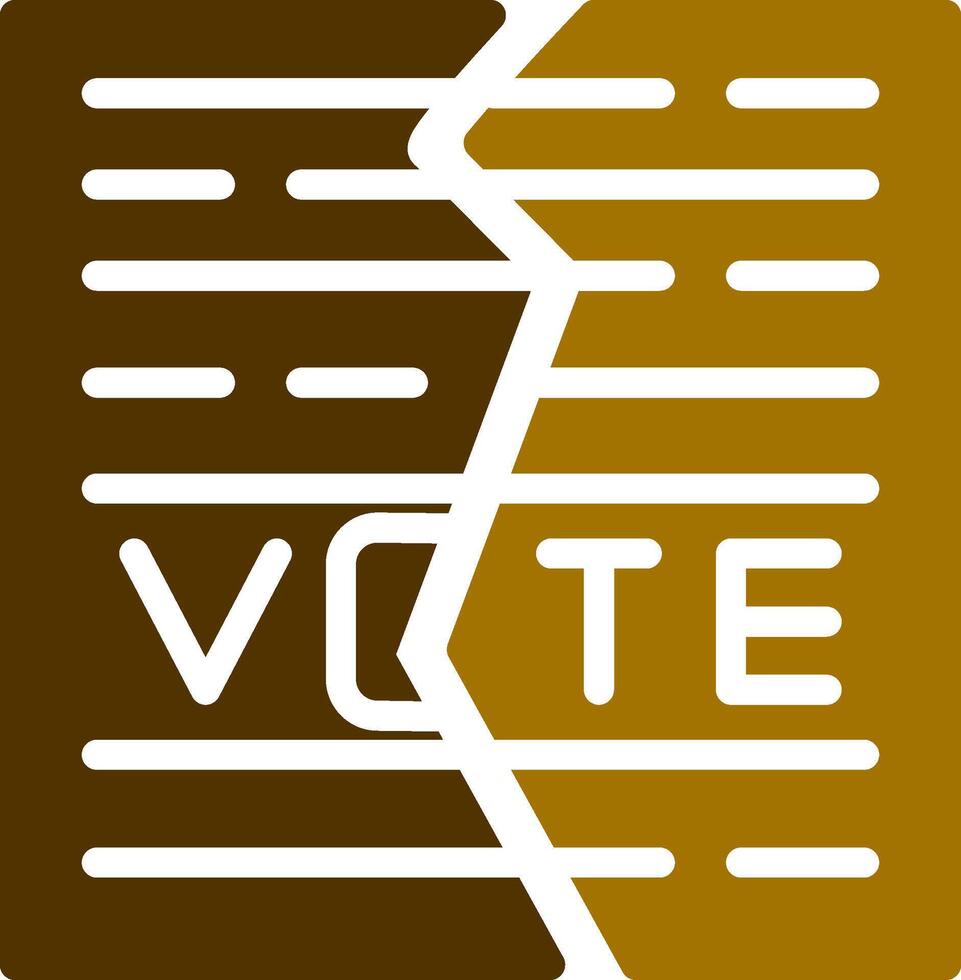 Ballot Creative Icon Design vector