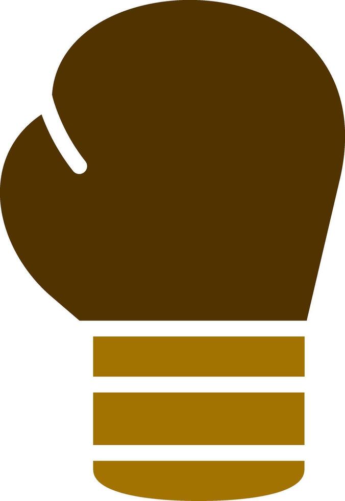 Boxing Glove Creative Icon Design vector