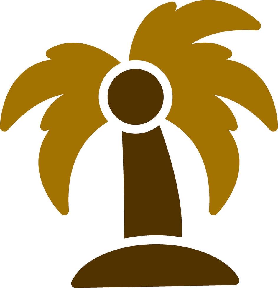 diseño de icono creativo de isla vector