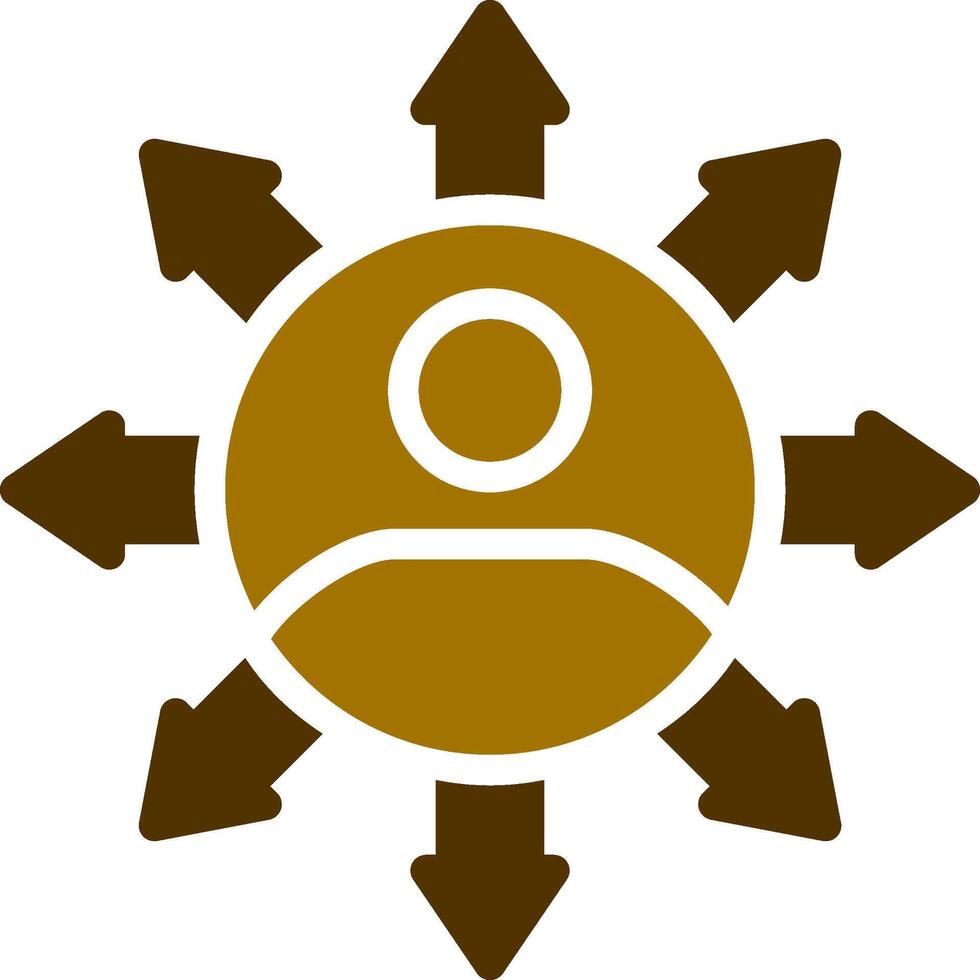 Influence Creative Icon Design vector