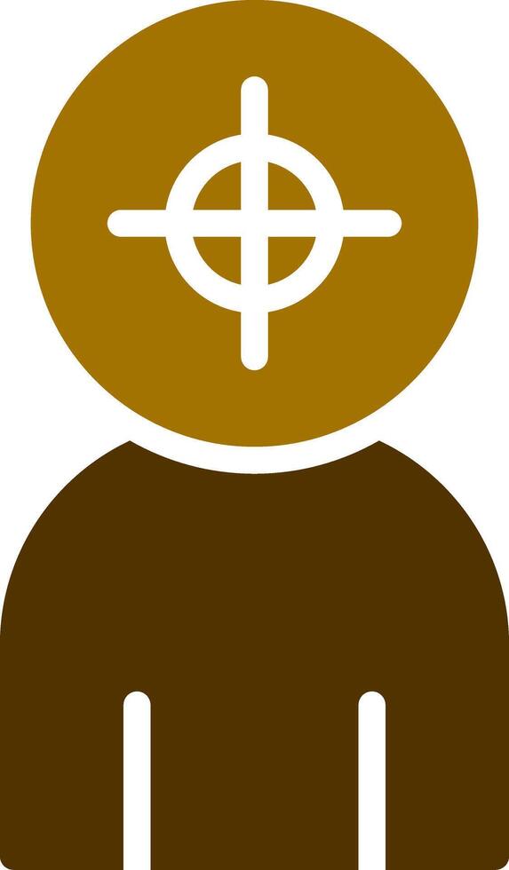 Police Shooting Creative Icon Design vector