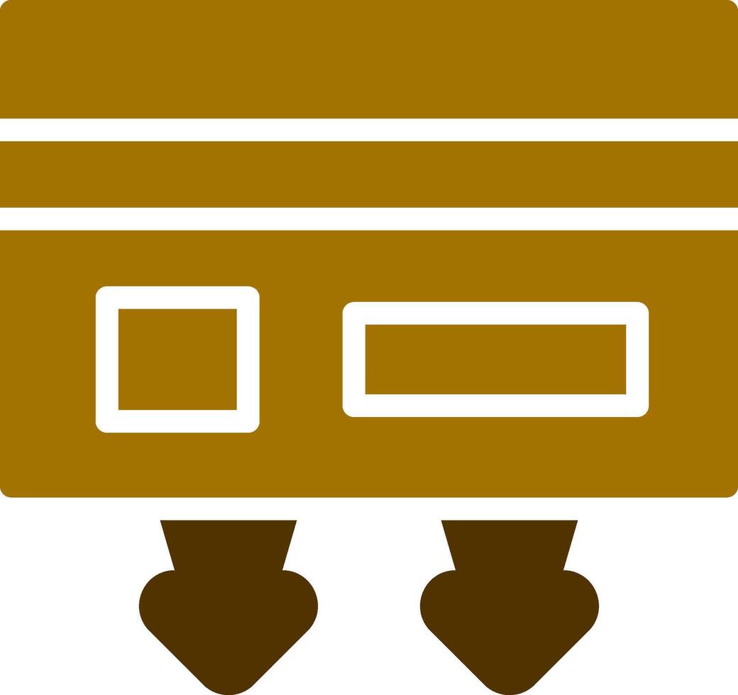 Cash Withdrawal Creative Icon Design vector
