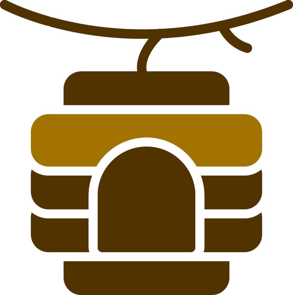 abeja colmena creativo icono diseño vector