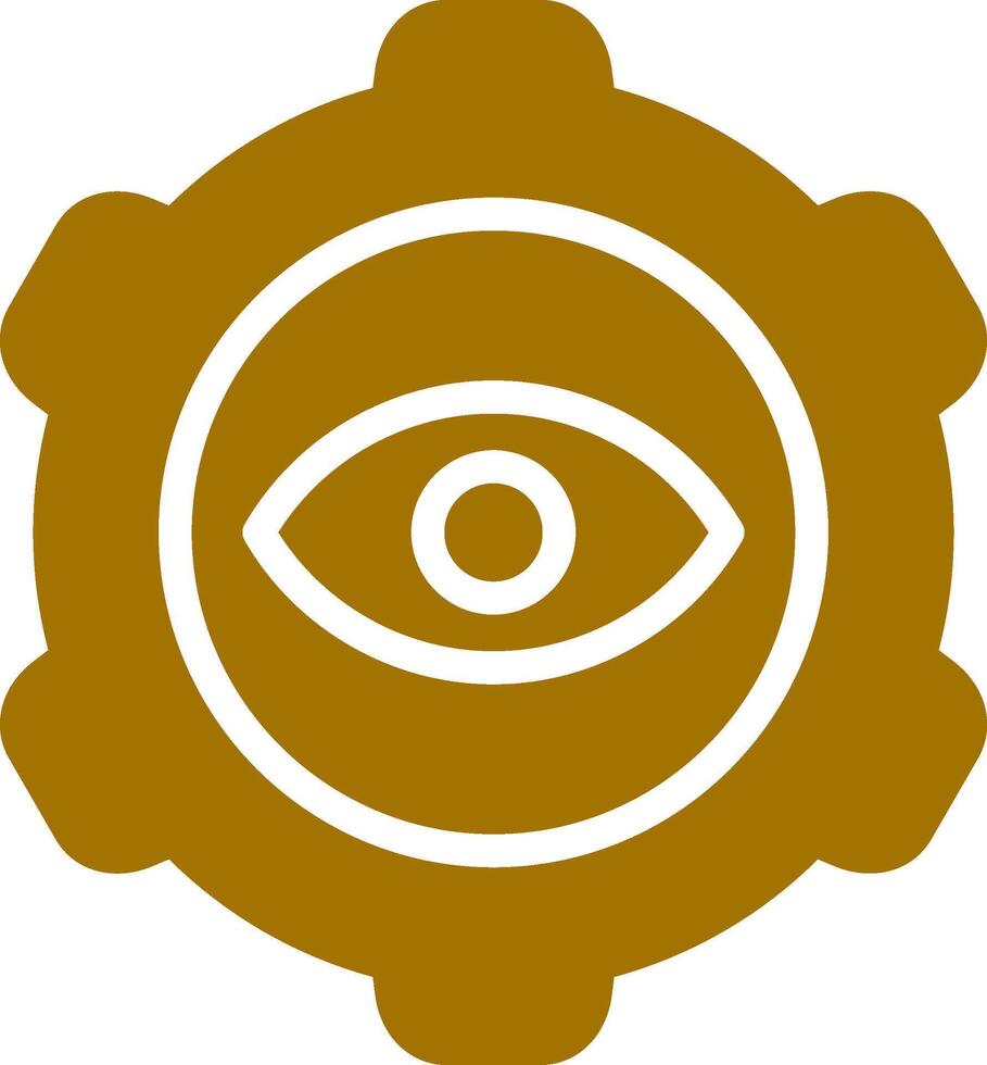 Eye Setting Creative Icon Design vector