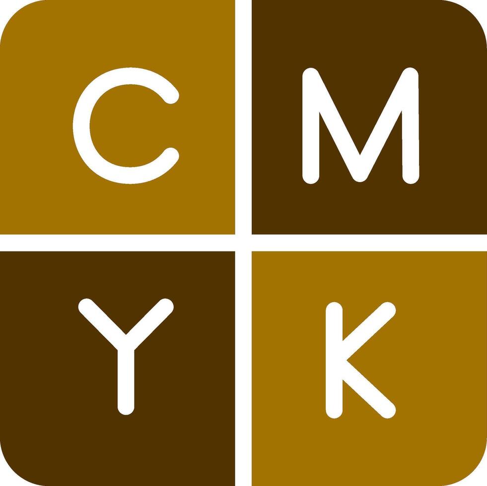 CMYK Creative Icon Design vector