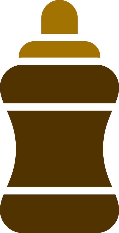 Water Bottle Creative Icon Design vector