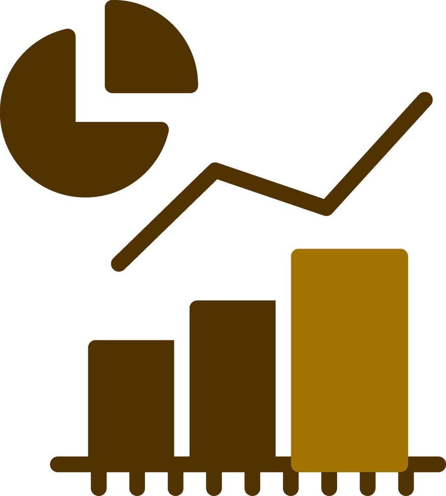 Statistical Analysis Creative Icon Design vector