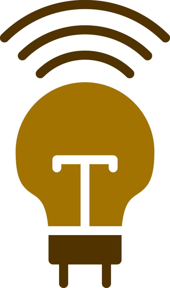 Smart Bulb Creative Icon Design vector