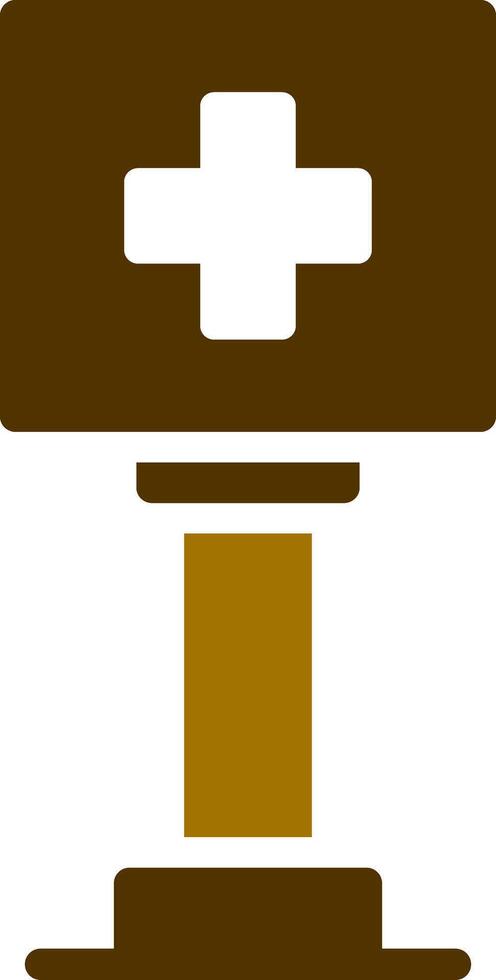 Healthcare Sign Board Creative Icon Design vector
