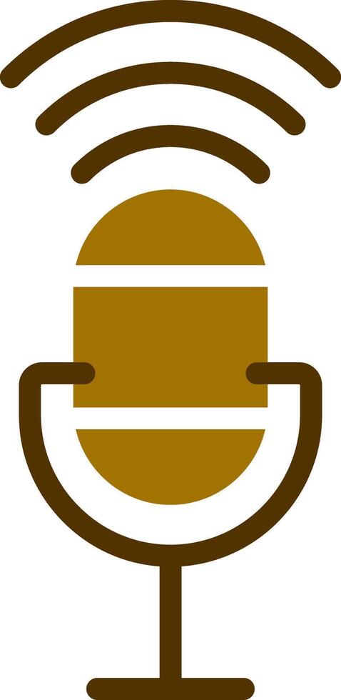 Voice Control Creative Icon Design vector