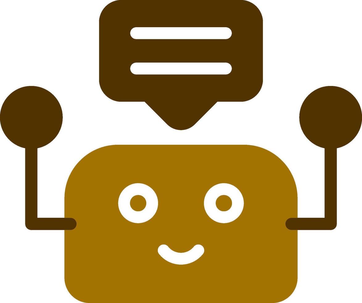 Chatbot Creative Icon Design vector