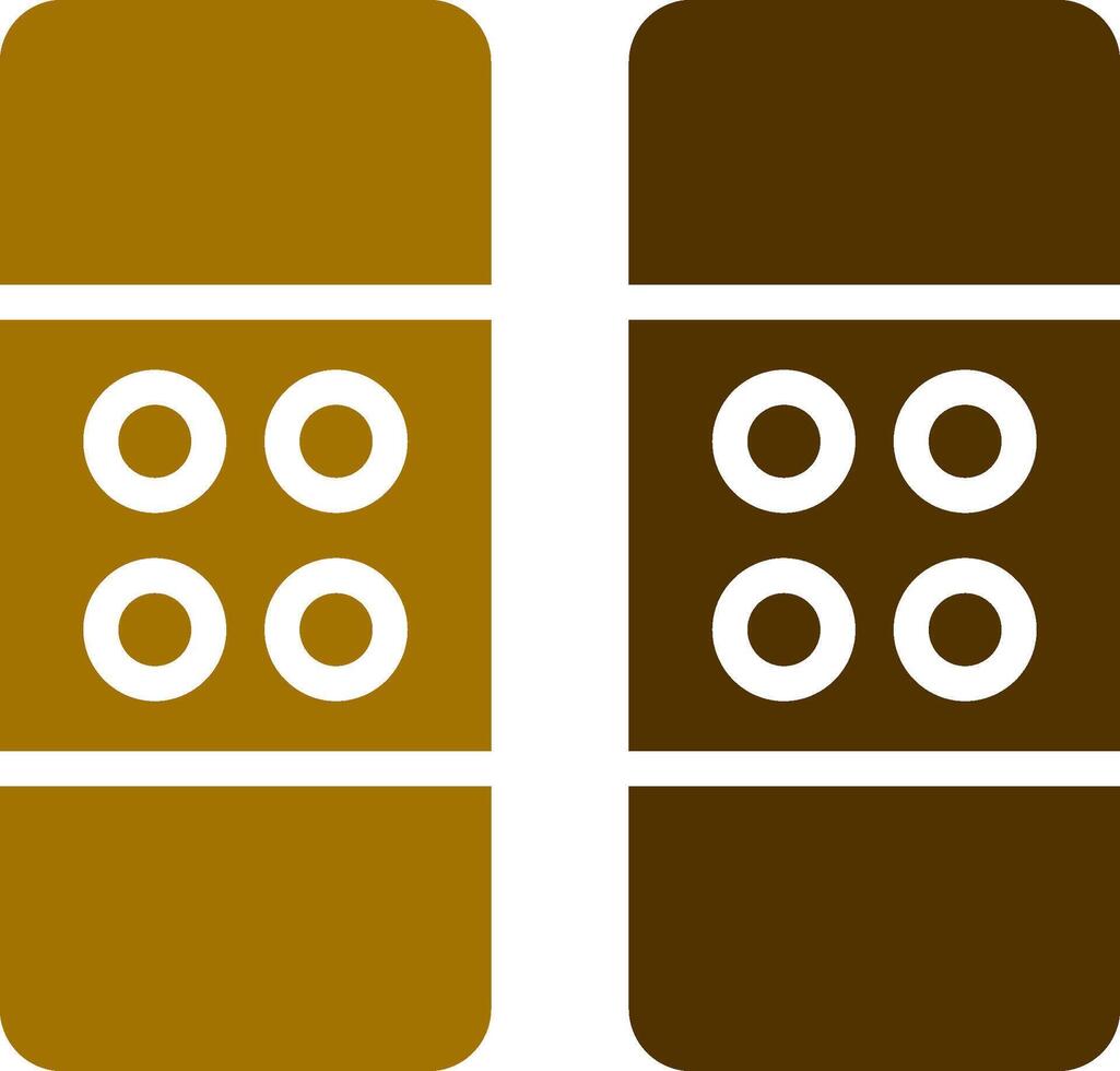 Line Two Colour vector