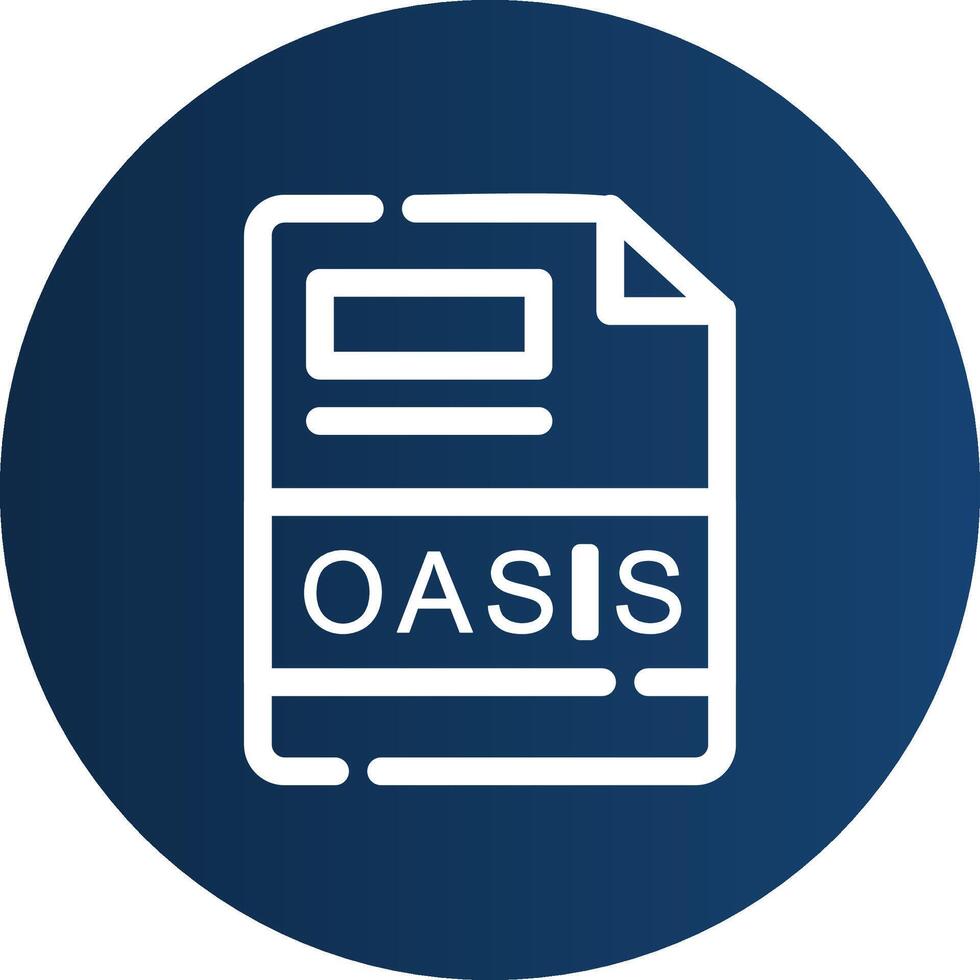 OASIS Creative Icon Design vector