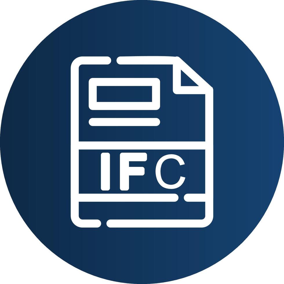 IFC Creative Icon Design vector