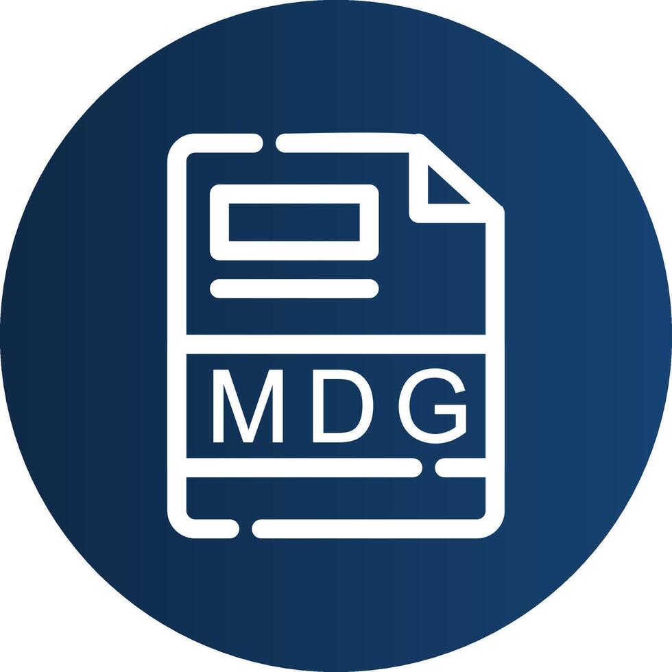 MDG Creative Icon Design vector