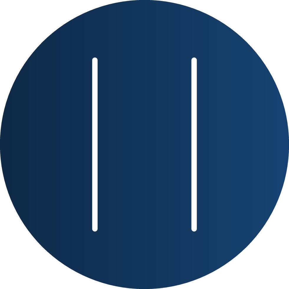 Pause Creative Icon Design vector